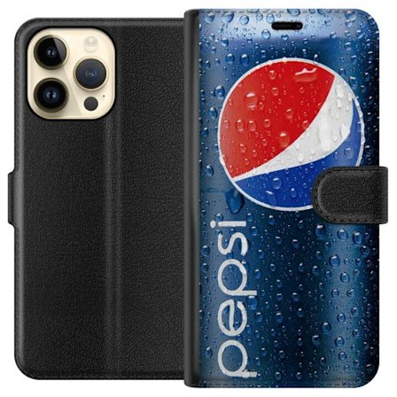 Kompatibel Tegnebogsetui til Apple Apple iPhone 15 Pro Max Pepsi Can