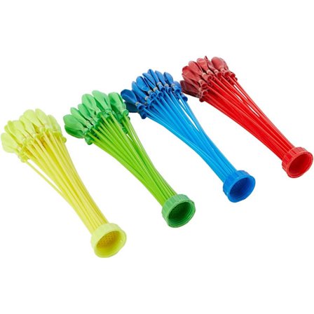 Flerfärgade ballonger (10 buntar), 370+ snabbfyllande självtätande in