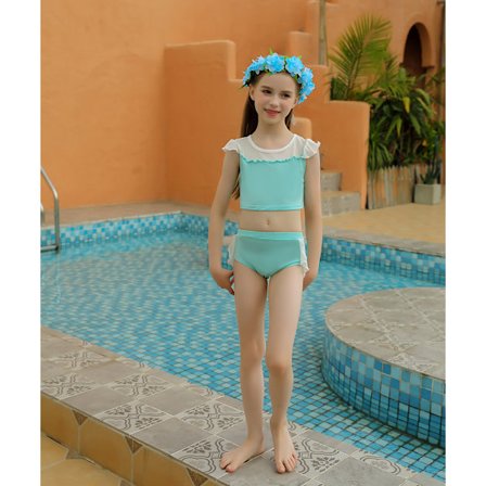 Pige Delt Baby Stor Strand Badedragt Fantastisk Fate badedragt stil 4