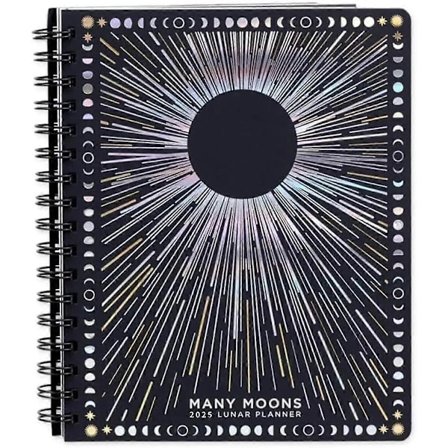 2025 Many Moons Lunar Planner, Måneplanlægger til Hekse, Magisk Måneplanlægger, 2025 Planner Noteb