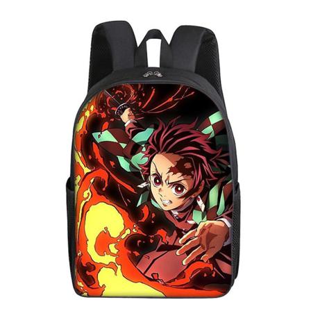 Demon Slayer 3d- printed förskoleryggsäck för barn Barn Pojkar Flickor Dagis Skolväska Bokväskor Ryggsäck F