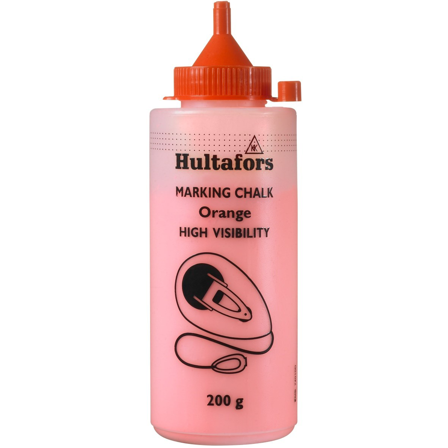 Hultafors HIGH VIZ GREEN 200 Snörslåkrita 200 g Neongrön, Mått & vattenpass