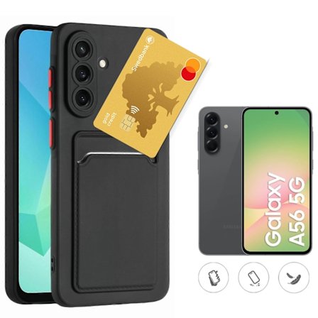 Samsung Galaxy A56 cover mobilcover kortholder slot sort
