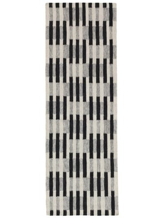 Challi Black Runner Rug Small Oeko-Tex