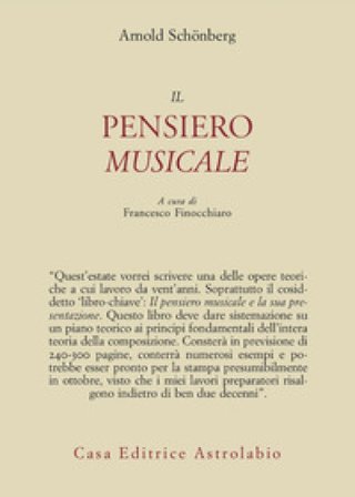 Il pensiero musicale. Testo tedesco a fronte Arnold Schonberg