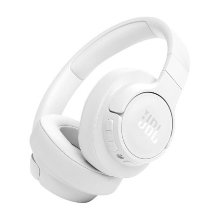 JBL Tune 770NC ANC Trådløse hodetelefoner, Over-Ear (hvit) Bluetooth 5.3, opptil 44t batteritid, adaptiv støykansellering, app