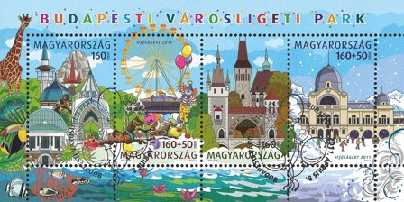 Ungarn - Városligeti Park - Stemplet miniark