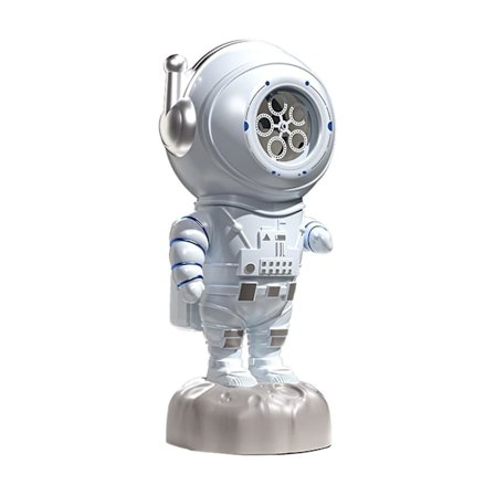Astronaut Boblemaskine Astronaut USB Opladning Bobleblæser Legetøj Fuldautomatisk 360 Rotation