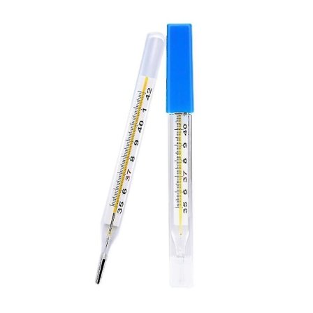 Termometer for Voksne 2024, Glass Oral Termometer for Feber 35-42c