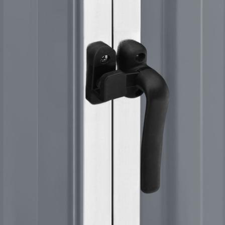 Vidaxl Trädgårdsskjul Grå 195x198x159 Cm Galvaniserat Stål Grå