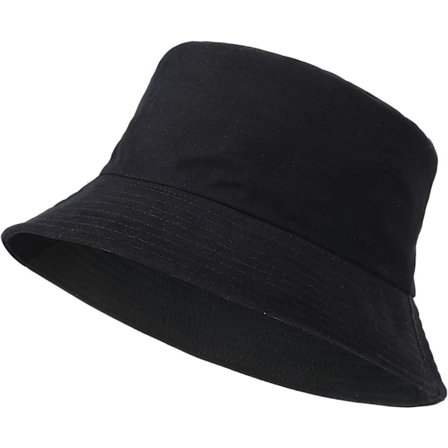 Hinkhatt Unisex Solhatt Enfärgad Herr Dam (Svart)
