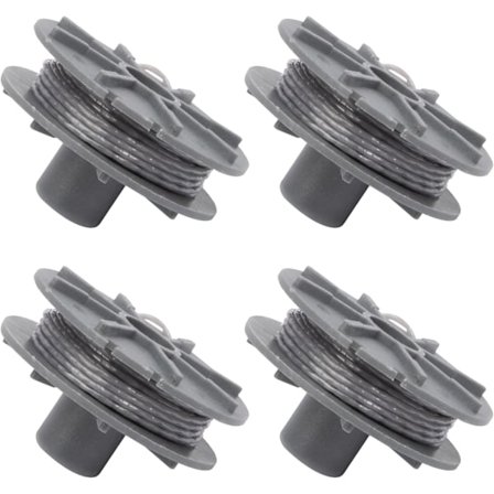 5307-20 Ersättningslinjespole 4 stycken för Gardena Strimmer - Diameter: 1,6 mm - 6,1 m - Easycut-spole för typ 9805, 9806, 9807, 9808, 9809, 9827