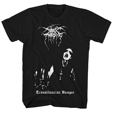Darkthrone Dark Throne T Shirt Transilvanian Hunger Album Art Dark Throne Shirt