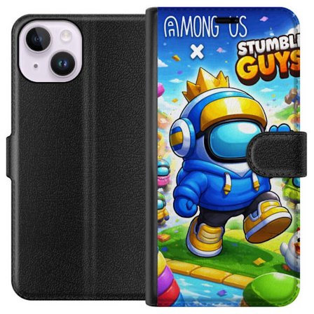 Kompatibelt Plånboksfodral till Apple iPhone 15 Crowned Space Runner