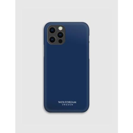 Navy Blue -mobilskal I Tpu Till Iphone 12pro Blå