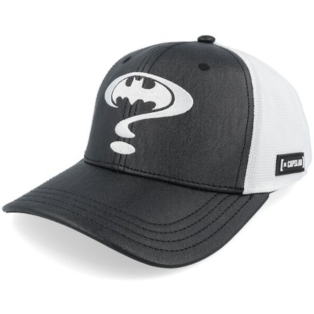 Capslab - Musta trucker Lippis - Dc Comics Batman White/Black Trucker @ Hatstore