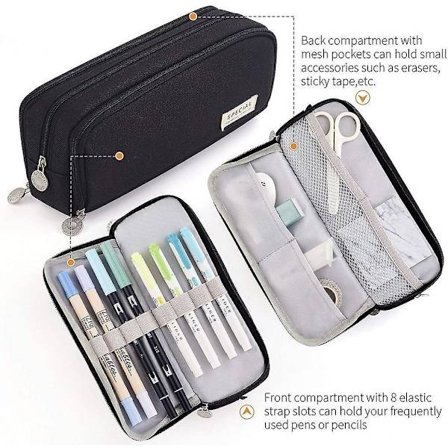 Kawaii Penal Stort 3 Rom Pennal Dobbeltsidig Åpnet Skoleutstyr