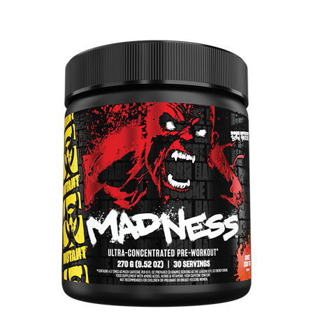 Komplett PWO Mutant Madness PWO 30 portioner, Sweet Iced Tea - 30 servings - Bodyman.dk