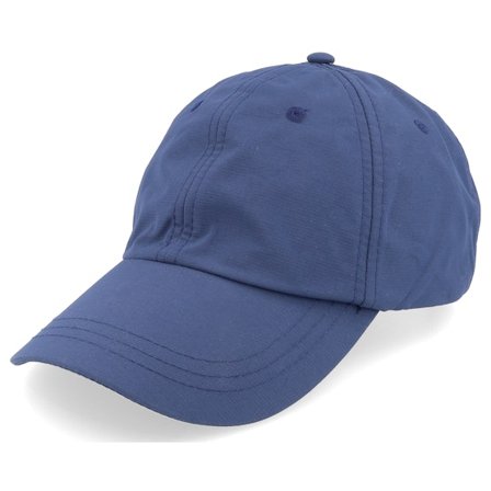 Beechfield - Blauw unconstructed Cap - Outdoor Nylon Cap Navy Dad Cap @ Hatstore