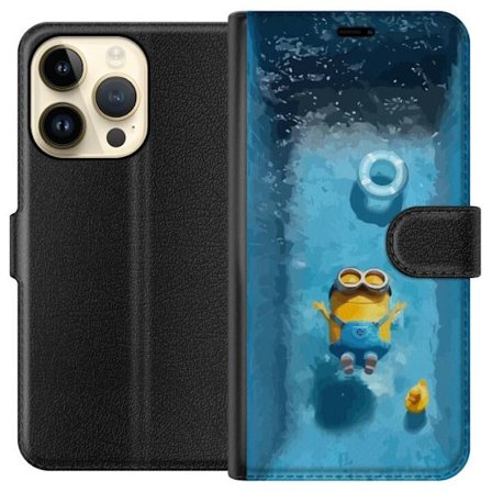 Yhteensopiva Lompakkokotelo Apple iPhone 15 Pro Tyhmä Me Minion Yleisö Film