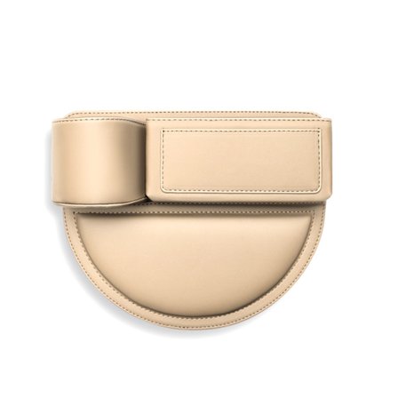 Opbevaringsboks til bilsæder med kopholder, stor kapacitet, opbevaringsboks til smartphones Beige