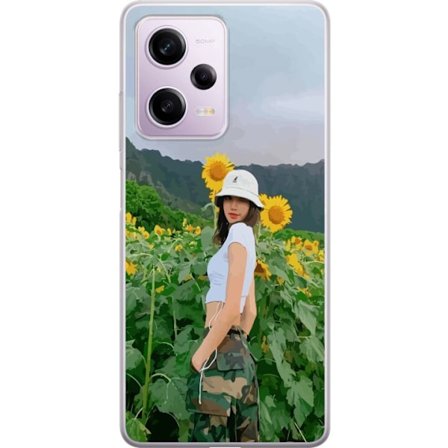 Kompatibelt Mobilskal till Xiaomi Xiaomi Redmi Note 12 Pro Lisa Blackpink Solrosor K-pop Idol