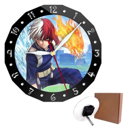 Kreativ My Hero Academia Moderne Enkel Skrivebordsklokke Veggklokke Klokke Anime Ornament Gave