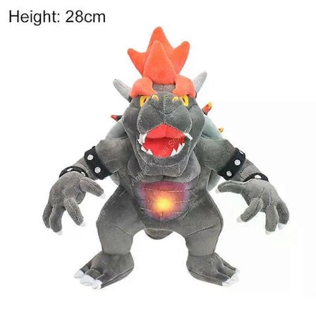 AGame Mario Plyschdocka Söt Mario Luigi Princess Peach Daisy Rosalina Elefant Bowser Bowser Jr Vivian Ninji Gosedjur