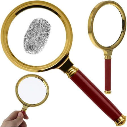 Læseforstørrelsesglas med 10X forstørrelse, forstørrelsesglas til aviser, læsning, smykker, seniorer, synshandicappede, observation og håndværk, til C