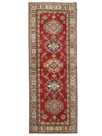 Kazak Fine Matta Orientalisk Hallmatta (Ull, Afghanistan)