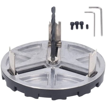 Justerbart hullsag, justerbart hullsagverktøy, sirkulært hullstørrelse boreverktøy for plast- og trerør