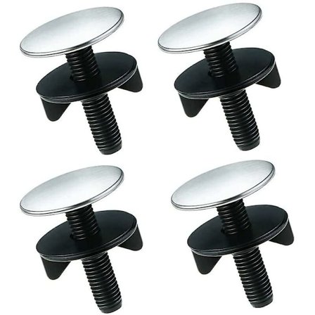 Kranhålslock i rostfritt stål, 12-40 mm