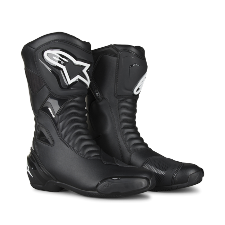 Motorlaarzen Alpinestars SMX S Zwart/Zwart 45