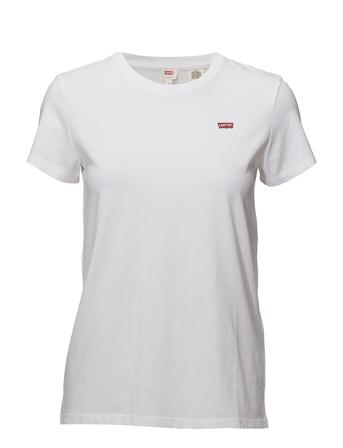 Perfect Tee White Cn100Xx T-shirts & Tops Short-sleeved Vit LEVI ́S Women