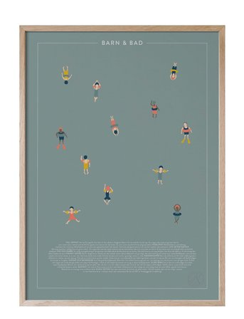 Kunskapstavlan | Barn & Bad | 30X40CM