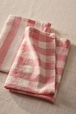 Jotex - Serviette Aus Leinen-mix 4er-pack Rosa - SANNE - Kaufe Servietten bei Jotex