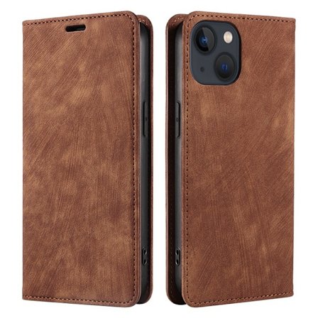 Fodral för iPhone 13 brun Magnetisk Flip