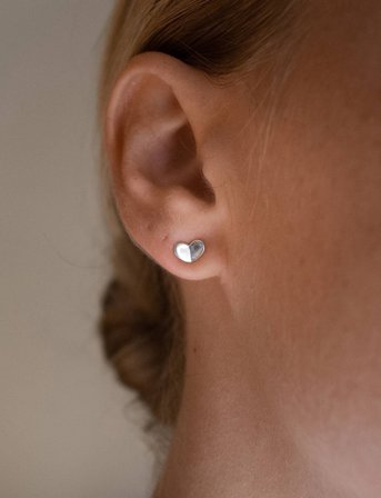 Drakenberg Sjölin Mi Amor Studs - Silver - ONE SIZE