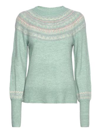 Onllona L/S Pullover Knit Pullover Grønn ONLY
