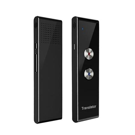 Intelligent Röstöversättare Samtidig Översättare Realtid Svart