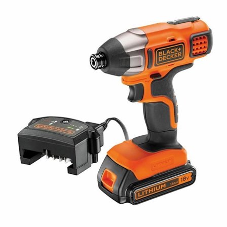 Slagskruvdragare - BLACK+DECKER - BDCIM18D1A-QW - 115 Nm - 18V - Flerfärgad