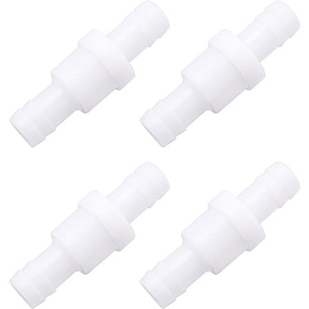4 stk Enveis Returventil Luft Vann Gass 10mm Plast Returventil Erstatning