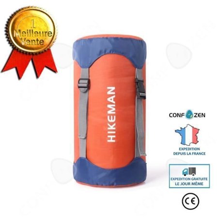 Udendørs sovepose - CONFO - Kompressionspose - Polyester - Letvægts - Med hætte