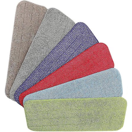 6 stk dampmoppeputer, gjenbrukbare mikrofiberrengjøringsputer for dampmopp Kompatible med H20 X5 dampmoppkluter og -puter