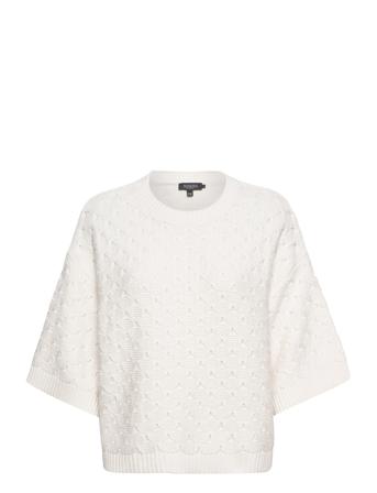 Slrosalie Pullover 3/4 Pullover Hvit Soaked In Luxury
