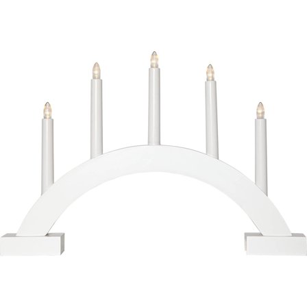 Star Trading - Adventstake ABBE 139-04-1 Hvit