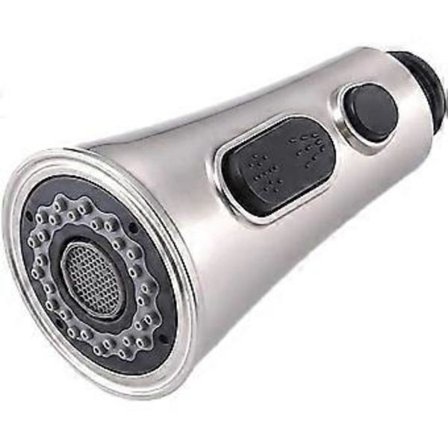 Kranar Ersättningshuvud Duschhuvud för Blandare, Duschhuvud 2 Jets Krom Kran Köksblandare
