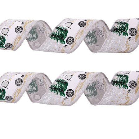 Julband för julklappsinslagning (grå-10m)