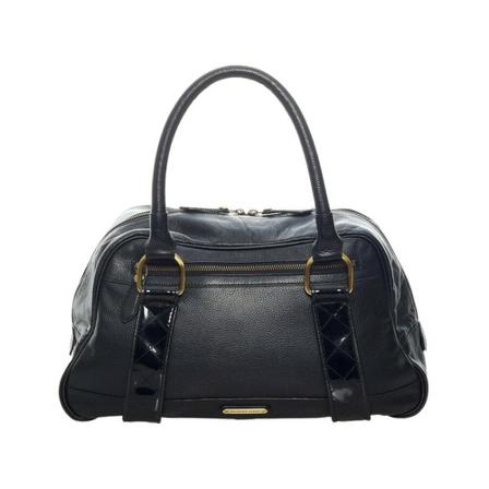 Burberry Vintage, Pre-owned Leather Handbag Zwart, Dames, Maat:ONE Size