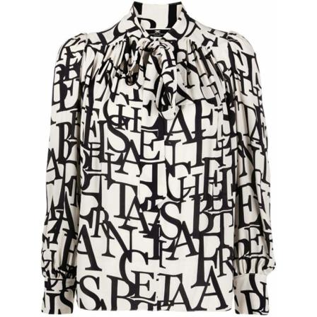 Elisabetta Franchi, Blouses Wit, Dames, Maat:XS,Viscose